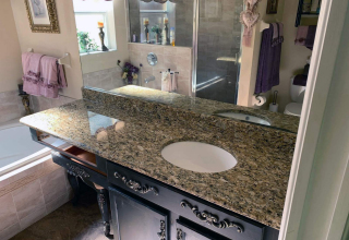 marble bathroom sink