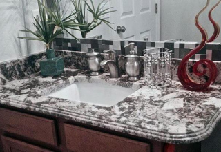 granite countertops for bathroom vanity