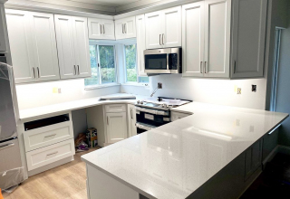 luna pearl granite kitchen