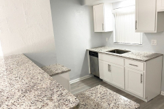 dallas white granite kitchen