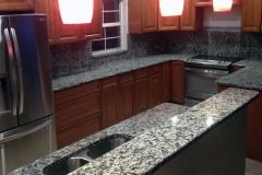 santa cecilia granite kitchen