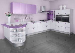 purple countertops