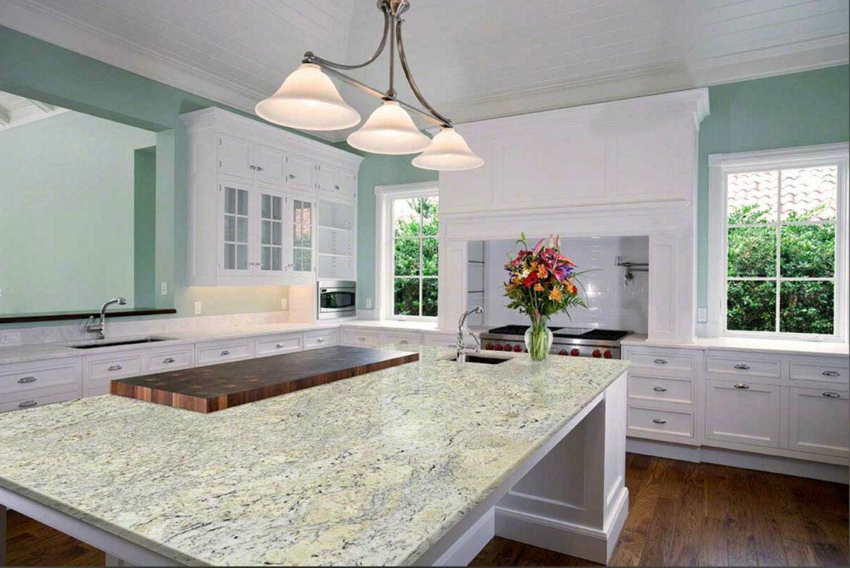 Enhance Your Kitchen Interior with Light Granite Countertops