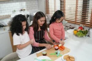 Parents Enjoy Weekend Play With Small Children Doi Utc