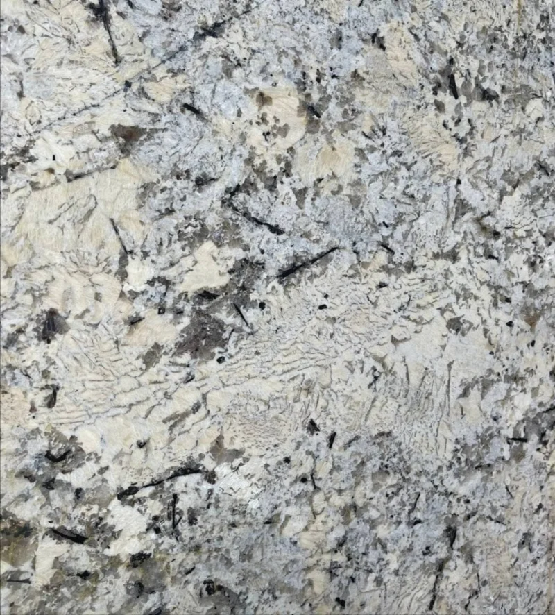 Granite texture background with black and gray markings.