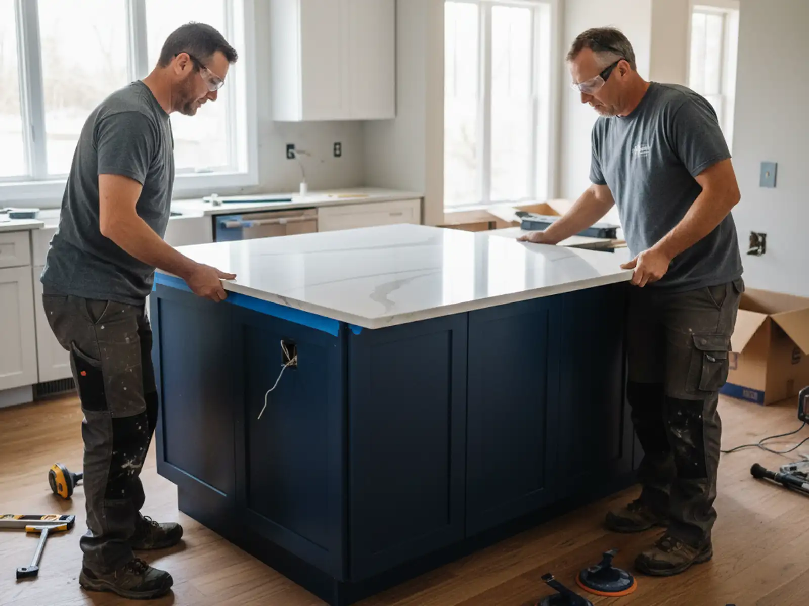 Countertop Installation Day: A Walkthrough of Templating, Fabrication ...