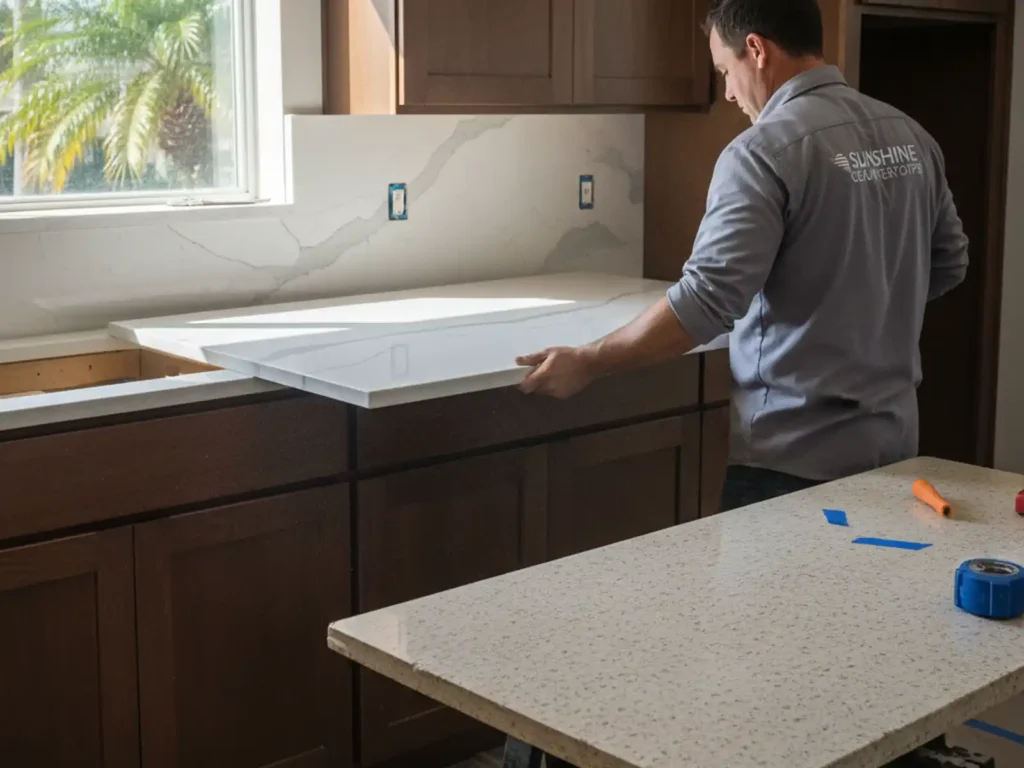 Replacing Countertops Without Replacing the Cabinets: When It Works, When It Doesn’t, and What Florida Homeowners Should Budget