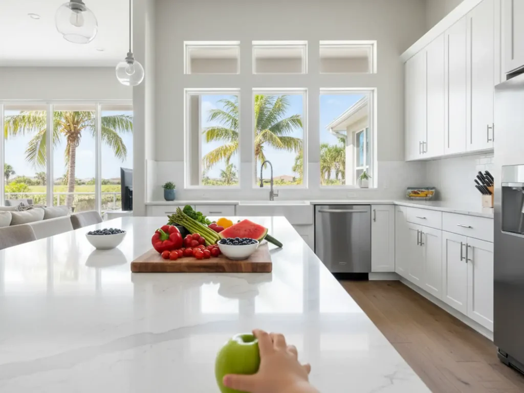Antimicrobial Quartz Countertops: How Microban-Infused Surfaces Really Work, What They Don’t Replace, and Whether Florida Humidity Changes the Math