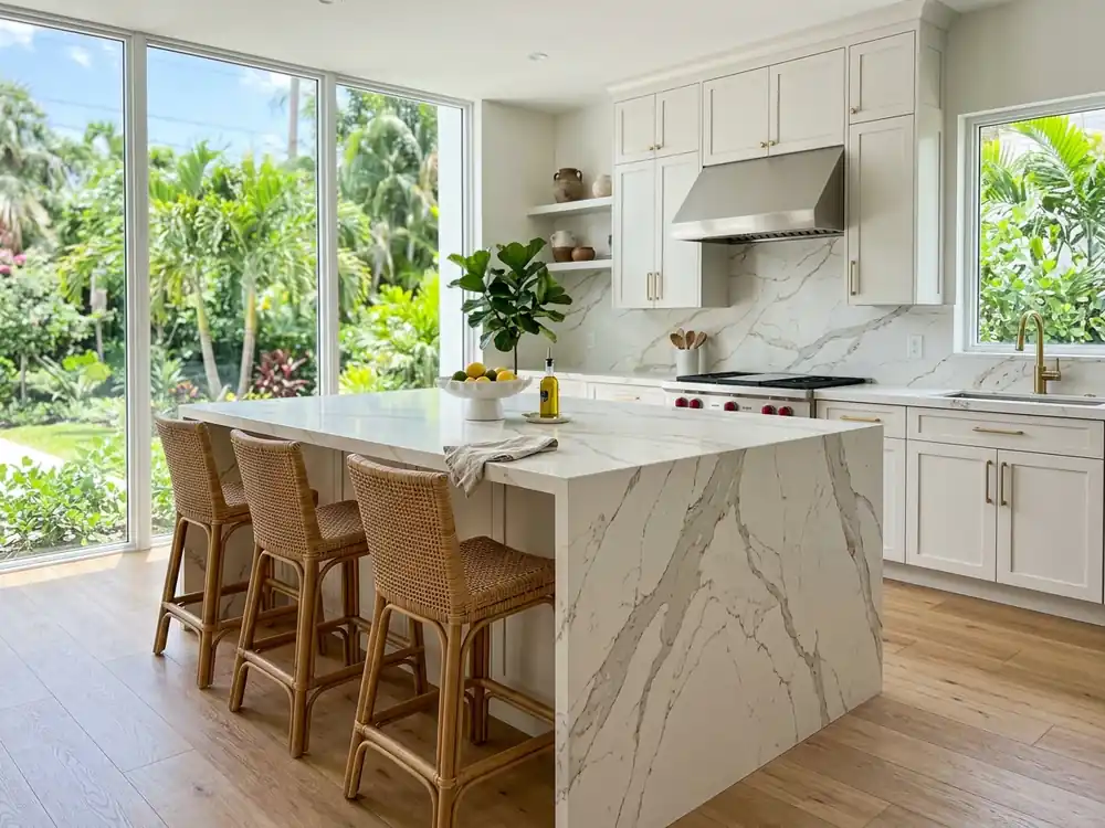 Calacatta Quartz: The Marble Look Without the Maintenance (2026’s Most-Requested Color)