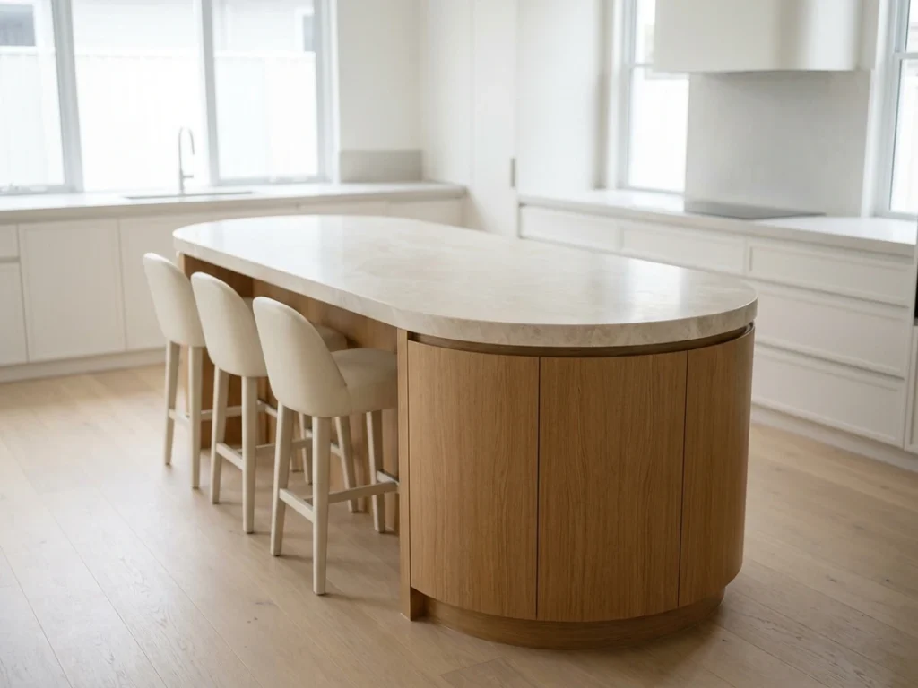 Curved Islands and Rounded Countertops: The 2026 Trend, and What a Radius Really Costs to Fabricate